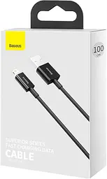 Кабель Baseus Superior Series Fast Charging Data Cable USB to Lightning 2.4A 1m Black - мініатюра 3