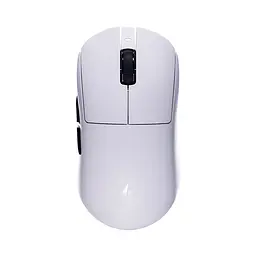 Ігрова бездротова мишка ATK A9 Ultra Max 2.0 / Два режими підключення / Сенсор PAW3395 Ultra / White