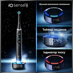 Електрична зубна щітка Oral-B iO 10 Чорна - мініатюра 2