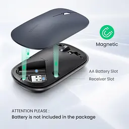 Миша Ugreen MU001 Portable Wireless Mouse (Black) (UGR-90372) - мініатюра 3