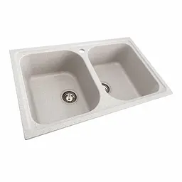 Кухонна мийка Platinum 7950 Equatoria гранітна глянцева з кріпленням 79x50 см топаз (000035798) - мініатюра 2