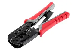 Кліщі для опресовування інтернет штекерів Intertool RJ11 (4P) RJ12 (6P) RJ45 (8P) HT-7052 - мініатюра 5
