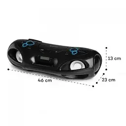 Музичний бумбокс Auna Spacewoofer DAB Boombox CD (10036341) - мініатюра 9