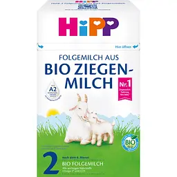 Органічна дитяча суха суміш HiPP 2 на козиному молоці з 6 місяців 400г