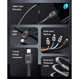 Кабель Usams US-SJ684 USB-C to USB-C 100W 1.2m Orange (SJ684USB04) [153993] - мініатюра 5