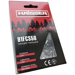 Ланцюг для бензопили Haisser 91FCS50 50 ланок паз 1.3 мм 0.50" крок 3/8" (84689) - мініатюра 4