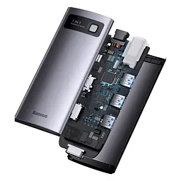 Usb-Хаб адаптер Baseus Metal Gleam Series 7-in-1 Type-C (WKWG020113) - мініатюра 3