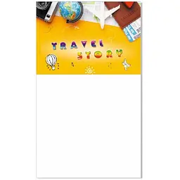 Блокнот Jumbi на магніті Travel story Відпустка 30 арк.
