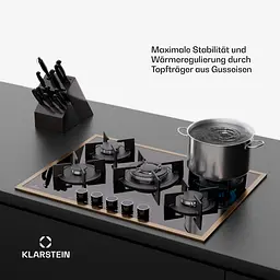 Газова варильна поверхня Klarstein Lumiflame (10046710) - мініатюра 4