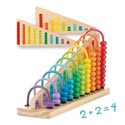 Дерев'яна рахівниця Melissa&Doug Додавання і віднімання (MD9272) - мініатюра 5