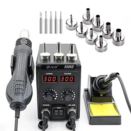 Паяльна станція JCD 750W 8586D з феном