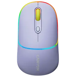 Миша бездротова Canyon MW-22 Dual Band RGB Mountain Lavender (CNS-CMSW22ML)