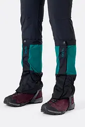 Гетри жіночі Rab Trek Gaiter Womens M Чорний-Бірюзовий