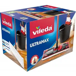 Набір для прибирання Vileda Ultramax Швабра та відро з віджимом (4023103143890) - мініатюра 3