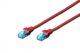 Патч-корд 3 м, UTP, Red, 2E, Cat.5e, Cu, LSZH (2E-PC5ECU-3LSZH-RED)