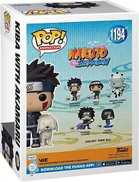 Фігурка Funko Pop Фанк Поп Наруто Шиппуден Кіба з Акамару Naruto Shippuden Kiba with Akamaru 10 см NA N 1194 - мініатюра 4