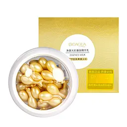 Есенція для шкіри обличчя Bioaqua Essence Milk у капсулах