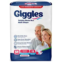 Підгузки для дорослих Giggles Medium 15 шт (8680131204397)