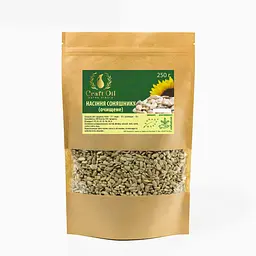 Ядро насіння соняшника Craft Oil очищене 250 г