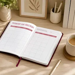 Планер-щоденник Orner "It's planning time" бордовий - мініатюра 6