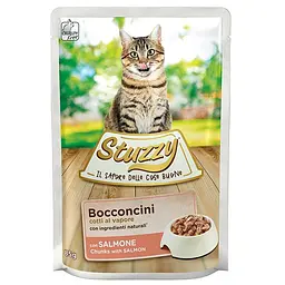 Консерви для котів Stuzzy Cat Salmon лосось у соусі, вологий корм, пауч 85г