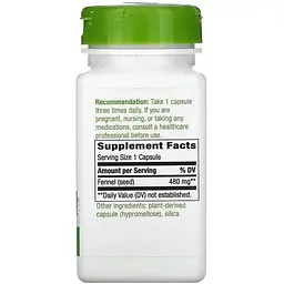Фенхель Nature's Way Fennel 480 мг 100 капсул - мініатюра 2