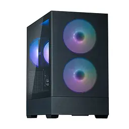 Zalman Корпус P30 AIR без БП, 1xUSB3.0, 1xUSBType-C, 3x140мм ARGB, VGA 392мм, LCS ready, TG Side Panel, mATX, чорний - мініатюра 3