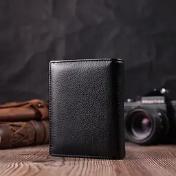 Чоловічий шкіряний гаманець ST Leather 9,3х12х2 см acs0028301 - мініатюра 8