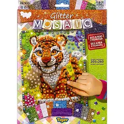 Креативна творчість "Блискуча мозайка" GLITTER MOSAIC БМ-03 Danko Toys, в коробці Tiger Вид 3