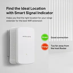 Усилитель сигнала Wi-Fi ретранслятор, репитер MERCUSYS ME10 AC1200, 1хFE LAN 2,4ГГц - мініатюра 4