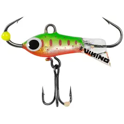 Балансир Viking Fishing Yeti Ice Jig 15mm 1.5g #27 Trout Green