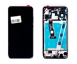 Дисплей Huawei P30 Lite (48MP)/Nova 4e 2019 чорний + рамка