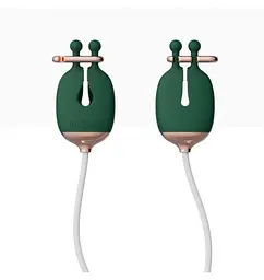 Затискачі для сосків з вібрацією Qingnan No.2 Vibrating Nipple Clamps Green