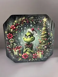 Подарункова коробка квадратна (ХДФ) 19x19x10 см. №25