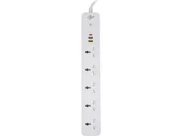 Мережевий фільтр-подовжувач Logicpower White 2 м (30324) - мініатюра 2