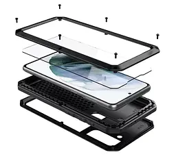 Протиударний чохол Primo Doom Armor для смартфона Samsung Galaxy S21 (SMG991) Black - мініатюра 3