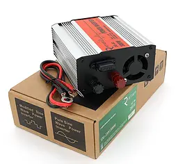Інвертор напруги 12/220 V RITAR RSX300 300 Вт з апроксимованою синусоїдою - мініатюра 1