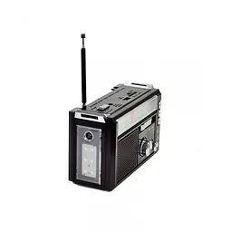 Радіоприймач на акумуляторі колонка з радіо на батарейках FM USB MicroSD та ліхтариком Golon RX-382 - мініатюра 3