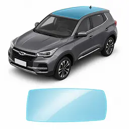 Антигравійна захисна бронеплівка за лекалами для Chery Tiggo 4 I 2017-2022 - зона даху