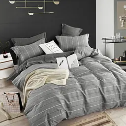 Підковдра МВМ My Home Сутінки 220х160 см сіра з принтом (BL-DC-11 GRAY/PRINT)