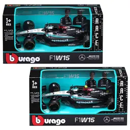 Масштабна модель автомобіля Bburago Автомодель - Mercedes-AMG F1 W15 Performance (2024), 1:43 (18-38208) - мініатюра 12