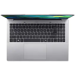 Ноутбук Acer Aspire Lite 16 AL16- 52P- 50A8, NX. J5SEX. 001, 16, Intel Core i5- 1334U (10 ядер), Intel Iris Xe, 16GB 4800MHz (1x16GB) DDR5, Silver - мініатюра 4