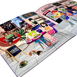 Дитяча книга Апельсин "Glamour Girls" з наліпками (BK-203-D-740) - мініатюра 2