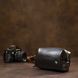Чоловіча шкіряна косметичка GRANDE PELLE 17х10.5х7 см acs0018586 - мініатюра 6