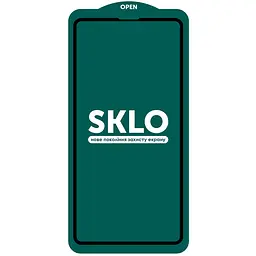 Захисне скло SKLO 5D (тех.пак) для Apple iPhone 15 Pro (6.1) Чорний