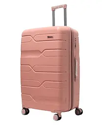 Валіза велика L поліпропілен Milano bag 0306 76×49×31см 82л Рожевий - мініатюра 2