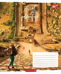 Набір зошитів Yes Many worlds! А5 в лінійку 96 аркушів 5 шт. (766508) - мініатюра 3