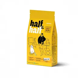 Сухий корм Half&Half для дорослих кішок, з яловичиною, 2 кг (арт.20840)