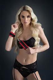 Наручники GP Luxurious Handcuffs Red - мініатюра 3