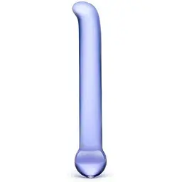 Скляний фалоімітатор Glas G-Spot Tickler 17 см бузковий